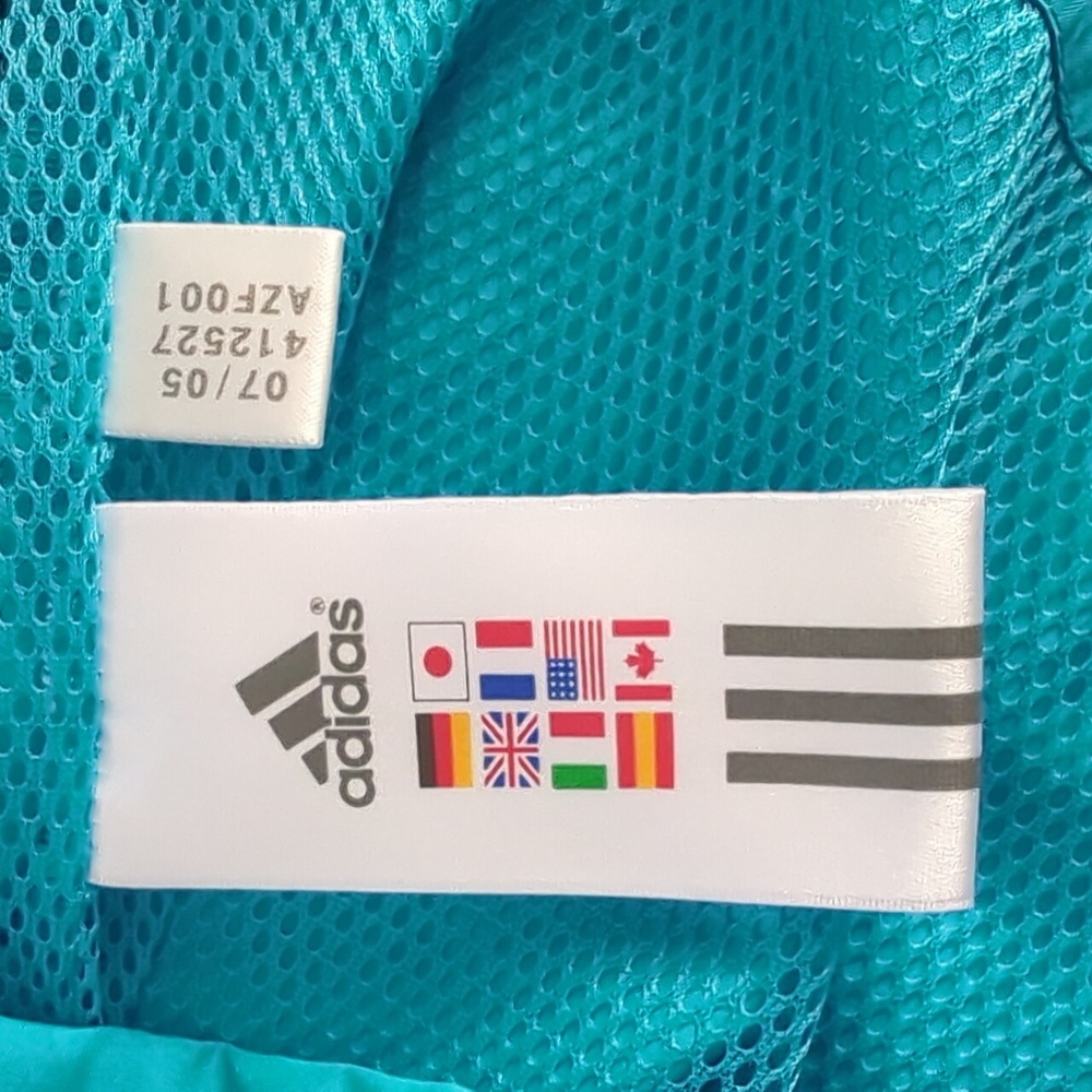 Adidas Navy/Blue Nylon Trainer Jacket Size S - Picture 8 of 9